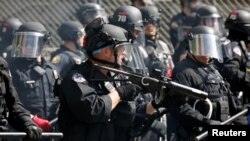 Policijske snage u Portlandu na protestu nakon smrti Džordža Flojda, 31. maj, Oregon