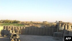 British soldiers at a military base in the Garmser District of Helmand Province