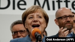 Канцлер Германии Ангела Меркель, 24 сентября 2017 