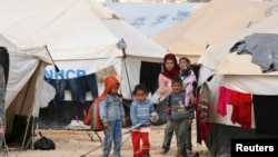 Sirijske izbeglice u kampu u Jordanu