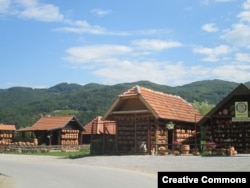 Clay cookware on display in Zlakusa, around 200 kilometers south of Belgrade.