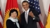 Obama Meets Kyrgyz President