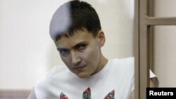 Надія Савченко під час суду в Росії, 9 березня 2016 року