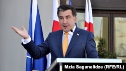 Президент Грузии Михаил Саакашвили. Тбилиси, 27 июня 2013 года.