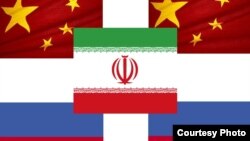 د ایران، روسیې او چین ګډ بیرغونه