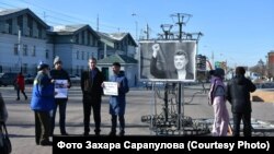 Акция памяти Бориса Немцова в Иркутске