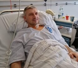 Олег Михайлик після операції в Німеччині, січень 2019 року