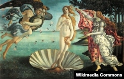 "Veneranın doğulması", 1486, müəllif: Sandro Botticelli.