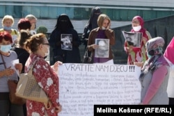 Protest obitelji državljana BiH koji su u sirijskim kampovima i zatvorima, 2020.