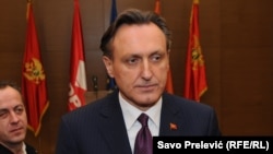 Претседателот на црногорскиот Парламент, Ранко Кривокапиќ 