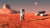 Трамп: ЗША створаць на Месяцы базу для палётаў на Марс