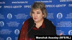 Зульфия Байсакова, председатель правления «Союза кризисных центров». Алматы, 18 января 2018 года.