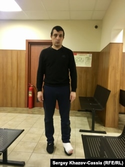 Ravshan Rakhimov after a night "with friends"