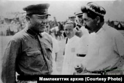 Жусуп Абдрахманов менен Абдыкадыр Орозбеков.1927-жыл