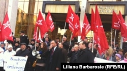 Protestele socialiștilor la Chișinău