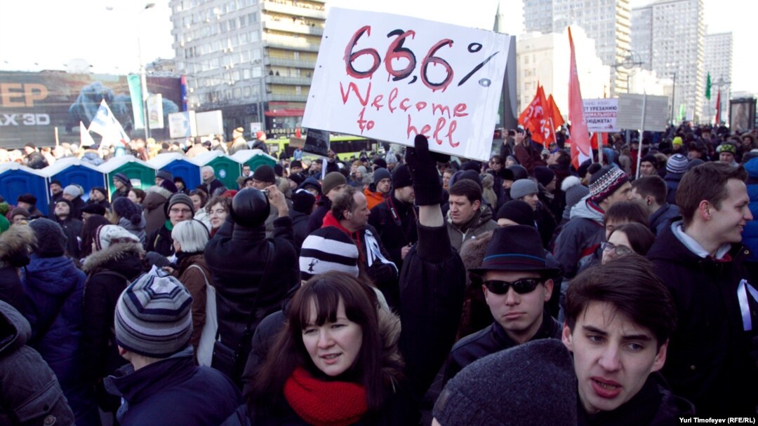 Vladimir Putin officially received 63 percent of the vote in his election to a third term as president.
