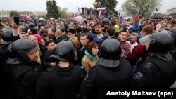 Митинг в Петербурге был одним из самых массовых