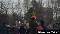 Митинг в защиту парка "Торфянка" 21.02.2016