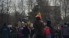 Митинг в защиту одного из московских парков