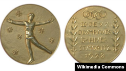 Золотая медаль зимней Олимпиады в Санкт-Морице 1928 года