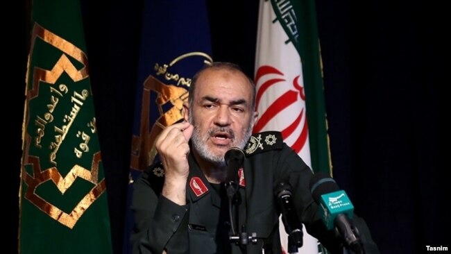 Brigadier General Hossein Salami, second-in-command of the Islamic Revolutionary Guard Corps.
