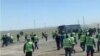 Dozens Injured When Brawl Erupts During Worker Protest At Kazakh Oil Field