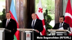 ილჰამ ალიევი, გიორგი მარგველაშვილი და აბდულა გიული