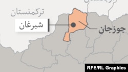 ولایت جوزجان در نقشه افغانستان 