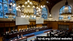 Заседание Международного суда, Гаага