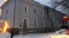 ДСНС: горить будівля, яка належить до монастирського комплексу Києво-Печерської лаври