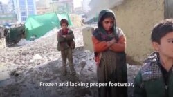 Displaced Afghans Fight Freezing Temperatures