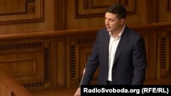 Президент Украины Владимир Зеленский на заседании Конституционного суда.