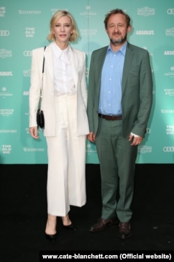 Cate Blanchett və əri Andrew Upton.