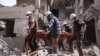 The White Helmets have been working to rescue civilians in rebel-held areas of Syria since 2013. (file photos)