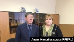 Марина Фетисова жана активист Болот Арзыматов