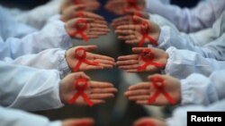 Çində Beynəlxalq AIDS gününə həsr olunmuş aksiya, 30 noyabr, 2017-ci il