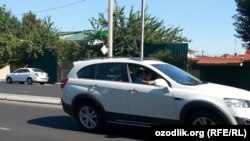 Одна из улиц Ташкента.