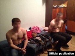 Задержание Александра Костенко и Станислава Краснова. Фото: сайт СБУ