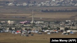 Лагерь беженцев близ села Аль Рафид в южной сирийской провинции Дараа, 2 июля 2018 года 