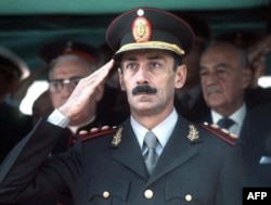 Бывший диктатор Аргентины Хорхе Рафаэль Видела, конец 1970-х годов