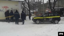 Poliția moldoveană face cercetări la locul incidentului