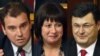 Ukraine's new minister who are not native to the country (left to right): Economy Minister Aivaras Abromavicius (Lithuania), Finance Minister Natalia Jaresko (United States) and Aleksandr Kvitashvili (Georgia)