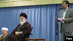 Despite predictions of their impending fall, President Mahmud Ahmadinejad (right) and Supreme Leader Ayatollah Ali Khamenei have remained firmly in the driver's seat in Iran.