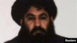 Mullah Akhtar Mohammad Mansur in an undated handout photograph by the Taliban.