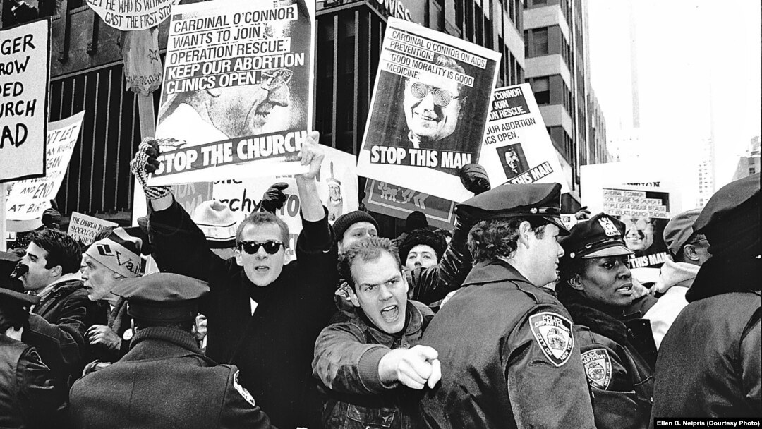 Paris, France - Group Aids Activists, Act Up Action Against Sex Club the  Sexodrome, in Pigalle, to Protest Lack of Safe Sex Materials. 1990's LGBT  Demonstration, activist protest Stock Photo - Alamy