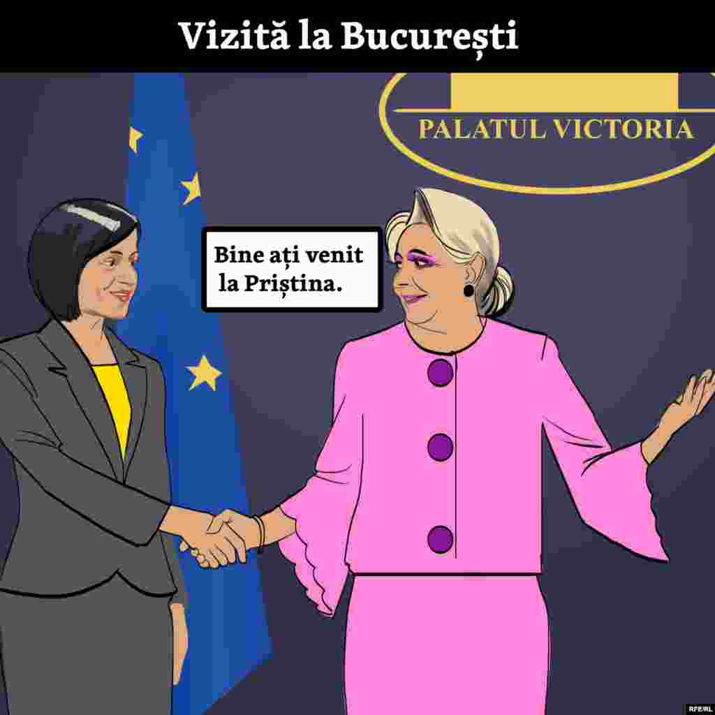 Maia Sandu și-a început mandatul energic, făcând și vizite pline de semnificație în străinătate. Prima - la București (unde gazda se tot ține de glume).