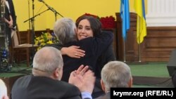 Jamala Mustafa Cemilevniñ yubileyinde, Kyiv, 2018 senesi noyabrniñ 13-ü