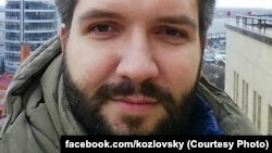 Russian opposition activist Oleg Kozlovsky