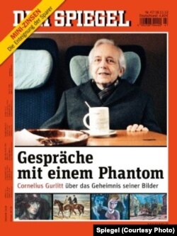 Cornelius Gurlitt pe coperta revistei Der Spiegel