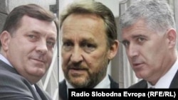 Milorad Dodik, Bakir Izetbegović i Dragan Čović